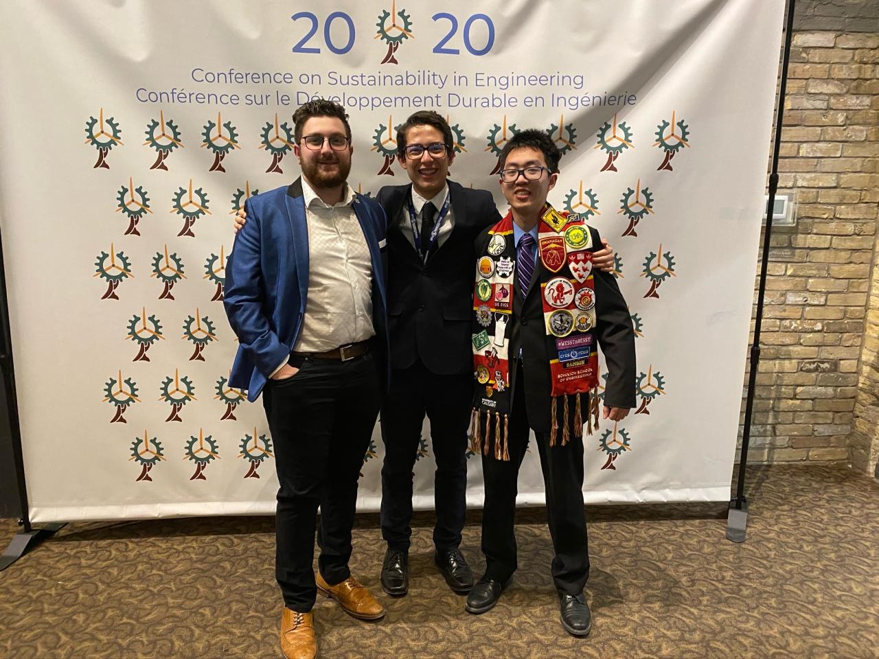 Nicolas representing SFU at the Conference on Sustainability in Engineering, University of Waterloo