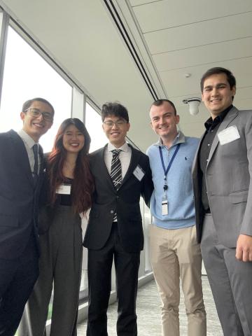 Nicolas with his Deloitte Community Case Competition consulting team